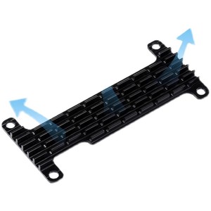 Roarkit Raspberry PI RPi Zero/Zero 2 w dedicato in lega di alluminio dissipatore di calore resistente alla corrosione/ossidazione - Product Image 2