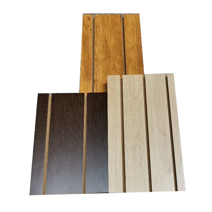 Hot selling Low Price melamine slotted mdf board/slat wall panel/slatwall board