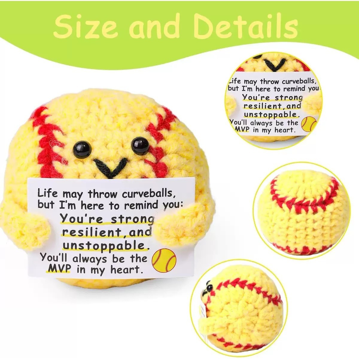 Yellow baseball
