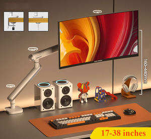 ขาตั้งยึดจอ17-38 "กรอบยกสปริงปรับการหมุนแบริ่งความจุ10กก. พร้อม usb/type-c - Product Image 5