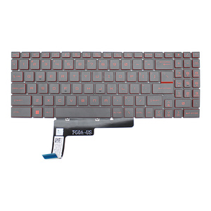 笔记本电脑键盘背光，适用于MSI GF66 GF76 GL66 GL76背光美国布局 - Product Image 1