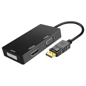3合1显示dp至高清mi + dvi + vga适配器电缆 - Product Image 1