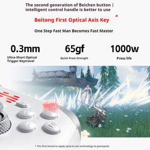 Beitong Kunpeng 40 Mechanical Button Smart <strong>Control</strong> Wireless BT Gaming Controller for Switch Computer PC Gamepad - Product Image 4