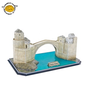 3D пазл из бумаги, головоломка Mostar bridge (Босния и евровина) - Product Image 1