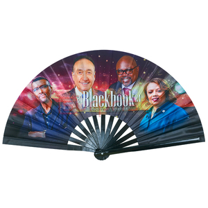 Lgbt שמח גאווה חודש אוהדת יד ענק קשת במבוק אוהד ענק עם לוגו מותאם אישית להיות עצמך עיצוב מאוורר - Product Image 5