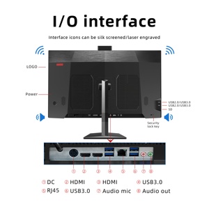 IPS FHD Screen 1920*1080P Computer 23.8 Inch Gaming <strong>PC</strong> I3 I5 I7 <strong>Video</strong> Graphic Cards Speakers Gaming AIO <strong>PC</strong> - Product Image 4