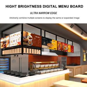 32 43 55 Inch Wall Mount Android <strong>Digital</strong> Signage Menu Smart LCD Display Board Indoor Ad Screen for Advertising Display - Product Image 3