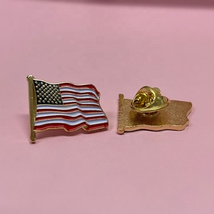 Tùy Chỉnh Chất Lượng Cao Mềm Men Mạ Vàng Cờ Mỹ Ve Áo <span class=keywords><strong>Pin</strong></span> Hỗ Trợ Tùy Chỉnh Tất Cả Các Nước Cờ Ve Áo <span class=keywords><strong>Pin</strong></span> - Product Image 2