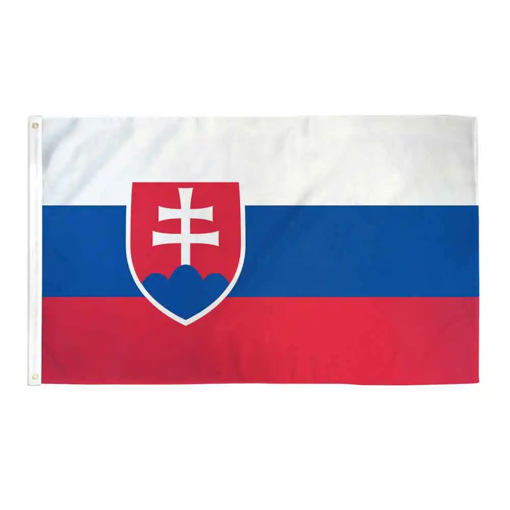 Bandiera della slovacchia leader nella produzione di bandiere professionali grande officina e magazzino calza tutte le diverse bandiere nazionali