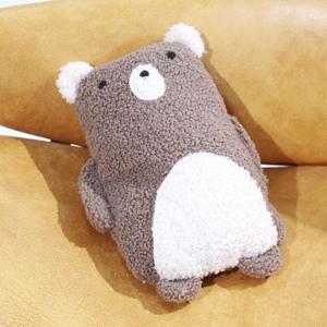 Hızlı teslimat stok yün ayı peluş oyuncak hayvan katı desen interaktif çiğneme köpek oyuncaklar - Product Image 5