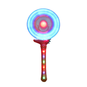 Wholesale <strong>Led</strong> Spinner Toy Dinosaur Cartoon Dinosaur <strong>Led</strong> Spinning Windmill Light <strong>up</strong> Wand with Sound - Product Image 1