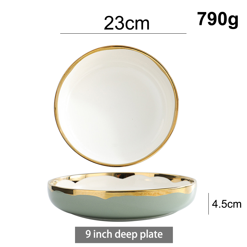 9 inch deep dish Green