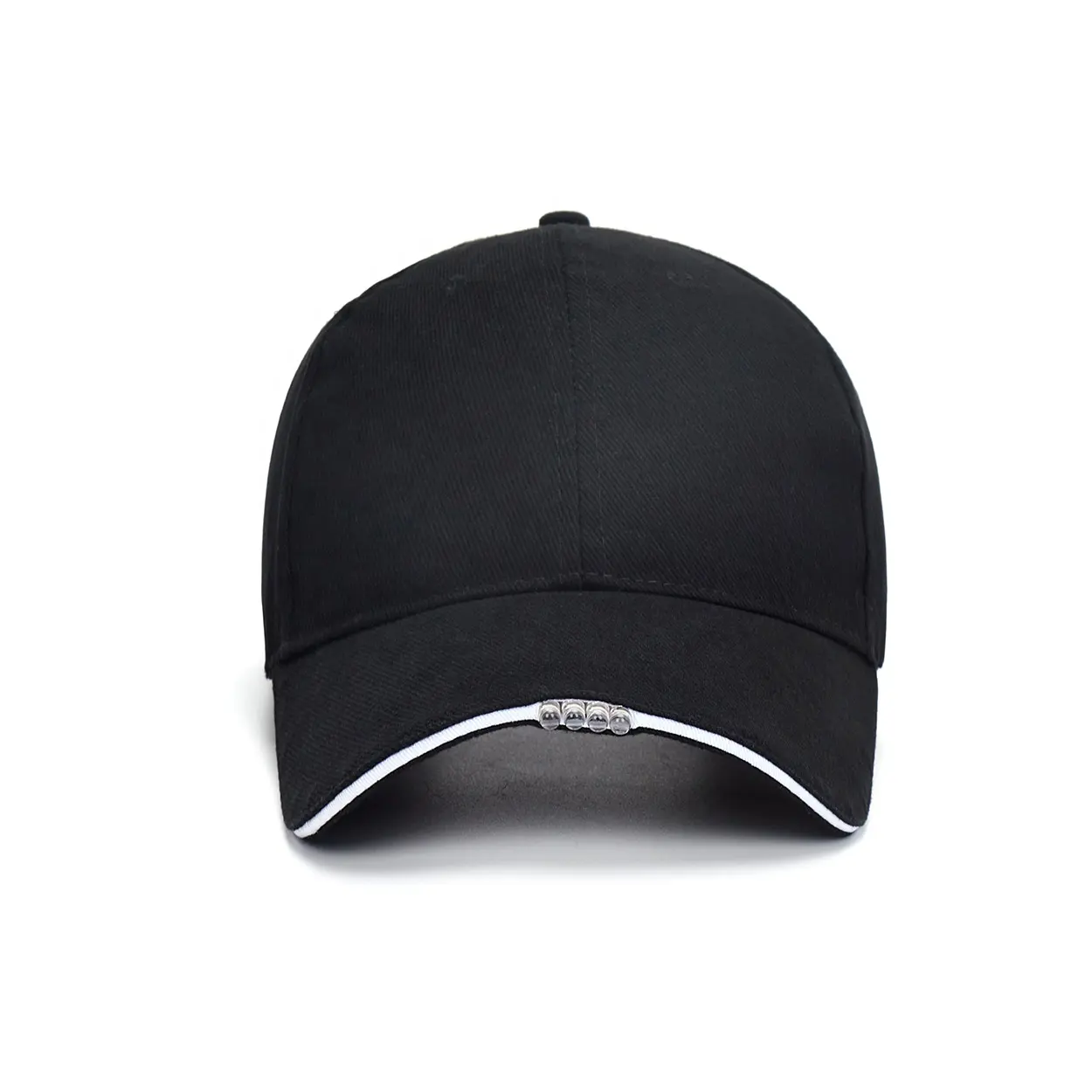 Cappelli da Baseball sportivi lampeggianti con Logo personalizzato regolabile moda con luci a Led