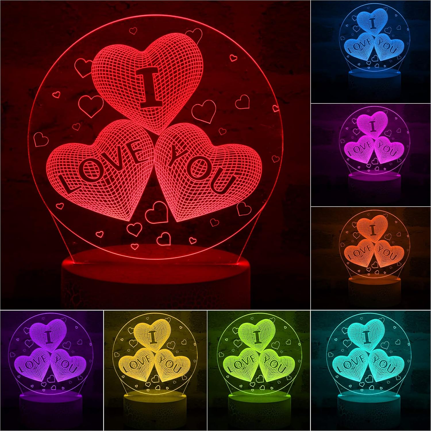 ฐานสีดำ 16 สี พร้อมรีโมท