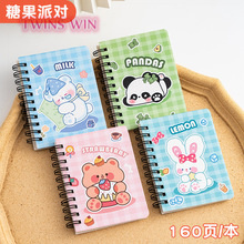 หนังสือการ์ตูนน่ารักแบบพกพาสำหรับนักเรียนสมุดไดอารี่ขนาดเล็กสไตล์อินสตาเม3458