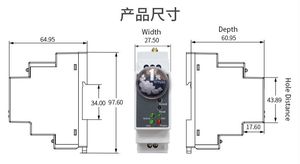 RS232 <strong>Network</strong> Port PW10 Industrial <strong>Wireless</strong> Rail Mounting DTU RS232 to WIFI Serial Server Data Collector ModbusTCP <strong>Protocol</strong> - Product Image 2