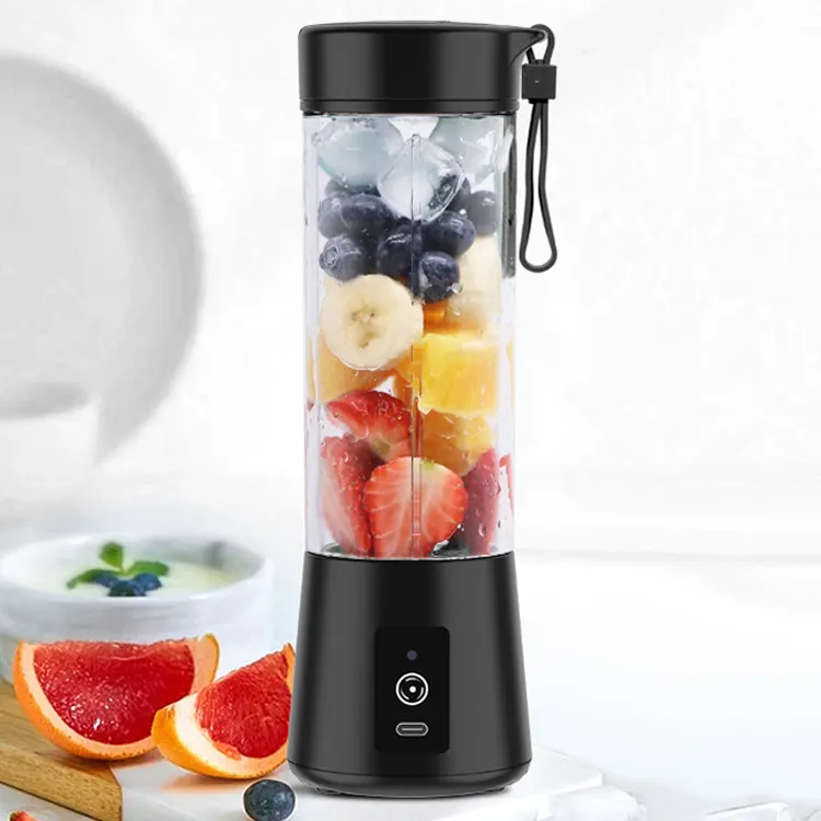 Laris 400ML Usb Tipe C Cangkir Blender Smoothie Nirkabel Blender Penggunaan Listrik Otomatis Portabel Botol Blender Juicer Segar untuk Rumah