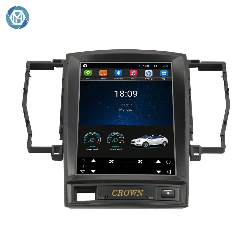 10,4 дюймовый GPS BT WIFI сенсорный экран Android автомобильный мультимедийный DVD-плеер для Toyota Crown 2005-2009