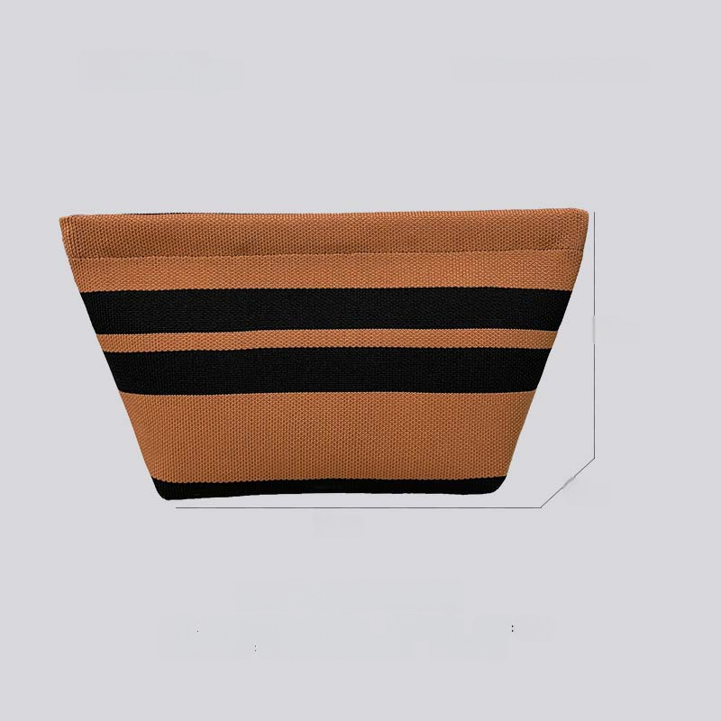 Horizontal stripes-black brown