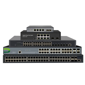 4/8/16/24/48 Port 2.5G çok Gigabit kolay akıllı yönetilen PoE masaüstü ağ anahtarı ile 10G SFP yuvası Uplink VLAN yönetilen - Product Image 1