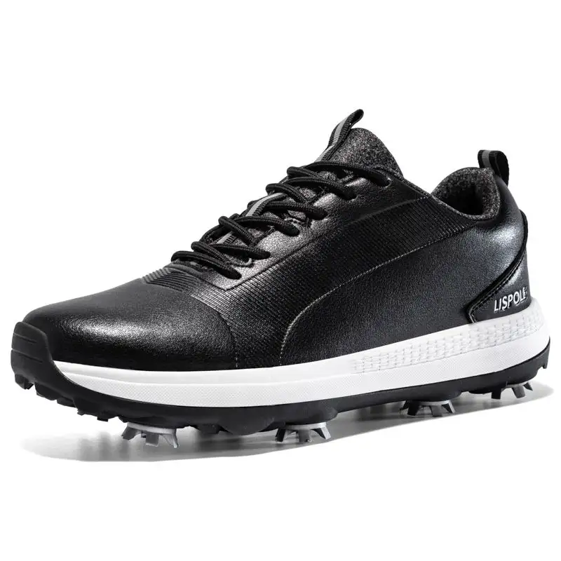 New arrivals sneaker black white factory customization sports manufacturers china custom golf shoes