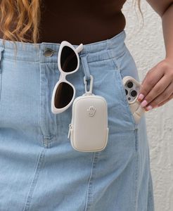 Neopren fermuarlı kese takılabilir moda aksesuar yapış kanca Pow küçük kese - Product Image 6
