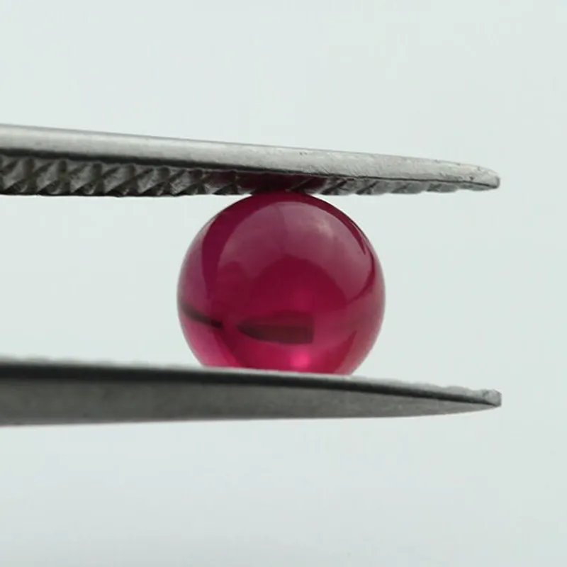 Рубиновые Бусины размера 1 мм-15 мм, синтетический Рубин круглой огранки, драгоценный камень, корунд 5 #, Рубиновые Бусины, оптовая продажа