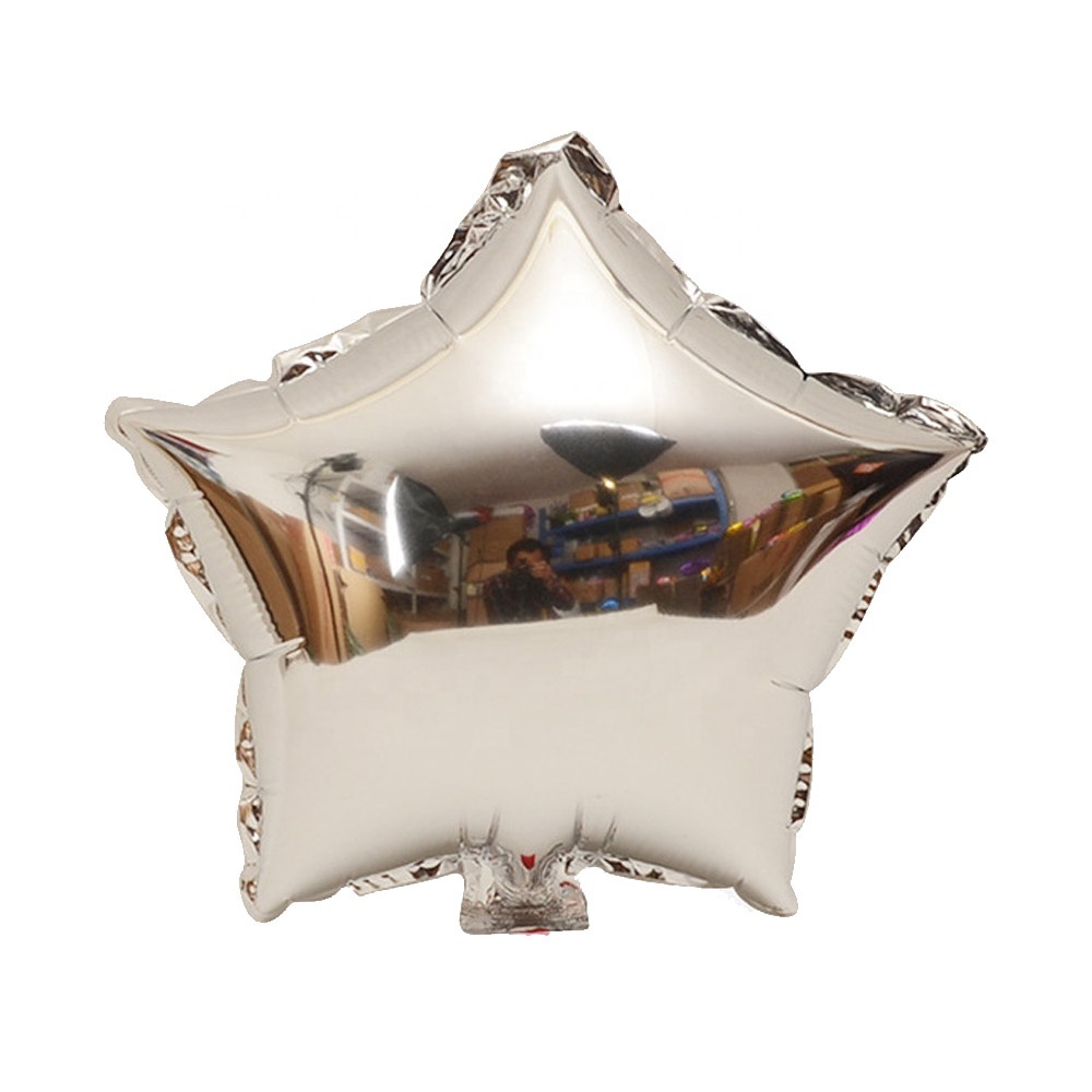 18 inch silver star balloon