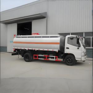 FOTON 98hp 4*2 <span class=keywords><strong>Euro</strong></span> 2 Tanker kamyon 3360mm dingil mesafesi 6L yakıt deposu