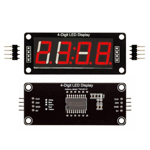 EParthub TM1637 Modulo orologio da 0.56 pollici 4 digitali a 7 segmenti con opzioni di colore rosso verde giallo modulo blu bianco - Product Image 5