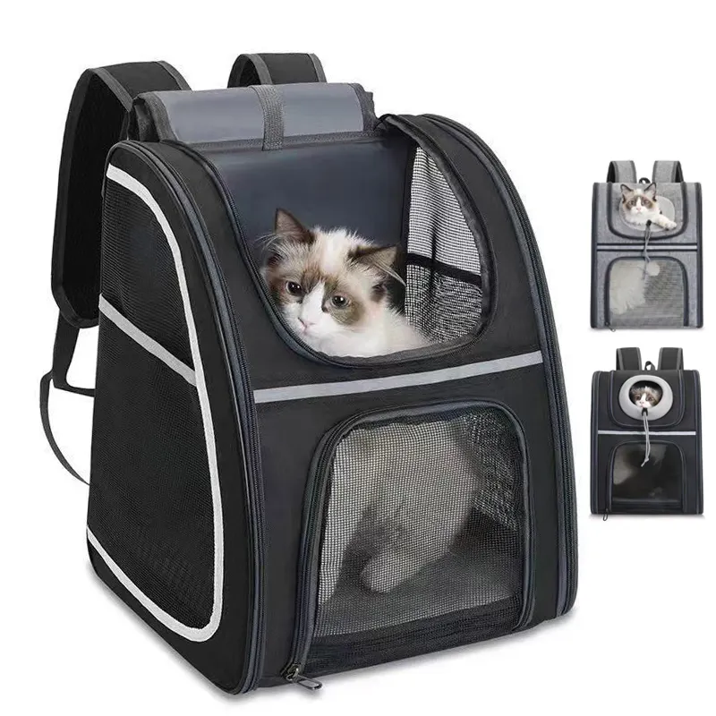 2023 Großhandel günstig Transport Sicherheit im Freien tragbare Schulter Katze-Tasche Raumkapsel geformte Haustier-Tasche für Katze und kleinen Hund