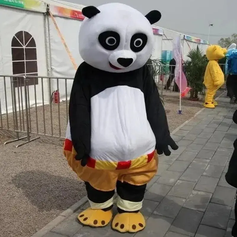 Funtoys Cosplay Kungfu Panda y Tigre dibujos animados mascota disfraz publicidad ceremonia disfraces fiesta Animal carnaval realizar