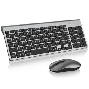 Juego de teclado y mouse personalizados directos de fábrica Escritura silenciosa Clavier Et Souris Sans Fil 2,4 Ghz Combo de teclado y mouse inalámbricos - Product Image 1