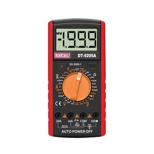 EXCEL Elektriker 1999 Zählt DT-9205A Digital multimeter, AC/DC Spannungs strom tester mit Hfe Test/Data Hold, CE - Product Image 4