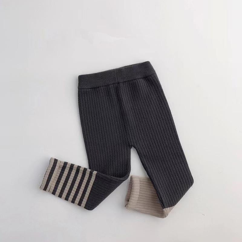 Legging gris foncé argenté