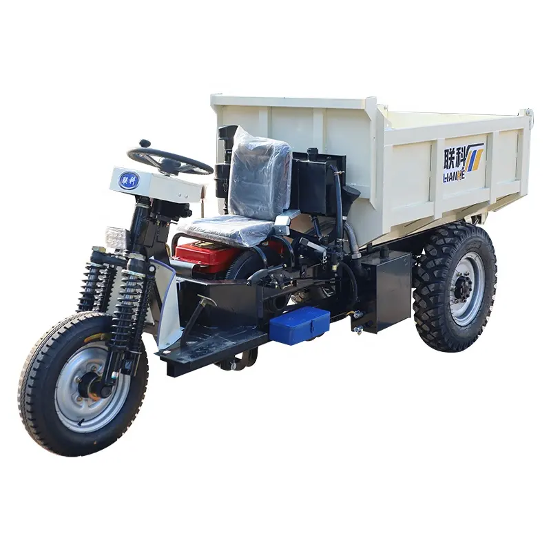 Motocicleta triciclo LK270D/cargador mecánico diésel/motocicleta diésel con remolque