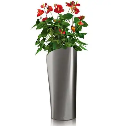 Triângulo branco vaso de flores, vaso de flores de plástico vasos de plantas de interior moderno