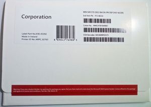 Win <span class=keywords><strong>Server</strong></span> 2022 Standard DVD Internetversie OEM-sleutel 100% online activering 2022 STD CD Volledige verpakking Op voorraad Snelle verzending - Product Image 5