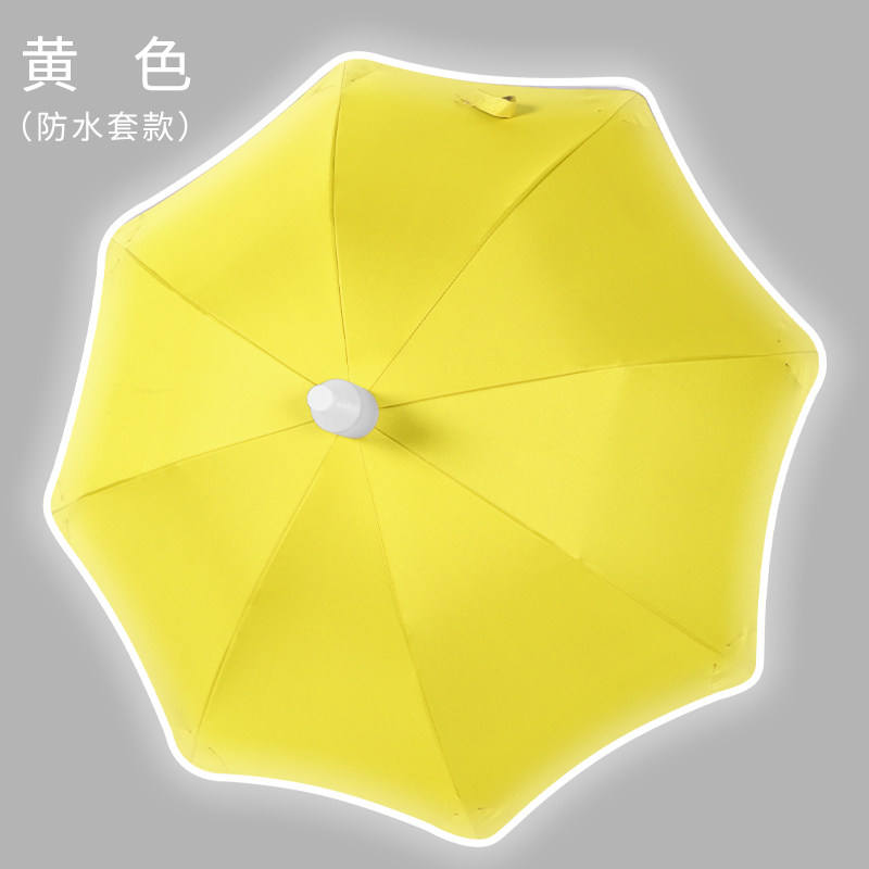Parapluie imperméable à bord réfléchissant de sécurité-jaune