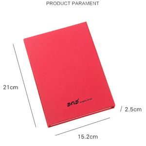 商务办公用品皮革折叠黑色定制标志文具记事本便笺记事本笔尺套装 - Product Image 6