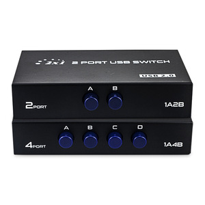 4-Port <strong>USB</strong> <strong>Printer</strong> Sharing Switch Box 4x1 <strong>USB</strong> 2.0 Manual Selector Hub <strong>Printers</strong> Scanners Plug Play Multi-PC Peripheral Switcher - Product Image 1