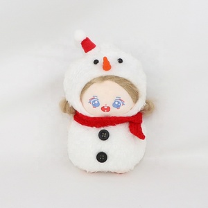10cm bông <span class=keywords><strong>Inflatable</strong></span> Đồ chơi búp bê Quần Áo giáng sinh Series <span class=keywords><strong>Snowman</strong></span> Tuần Lộc Sao giáo dục thời trang búp bê phụ kiện quần áo - Product Image 2
