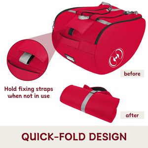 Túi du lịch cho máy bay, tương thích với <span class=keywords><strong>Doona</strong></span> xe ghế xe đẩy và nhiều hơn nữa, xe đẩy cổng kiểm tra túi với có thể khóa dây kéo - Product Image 6