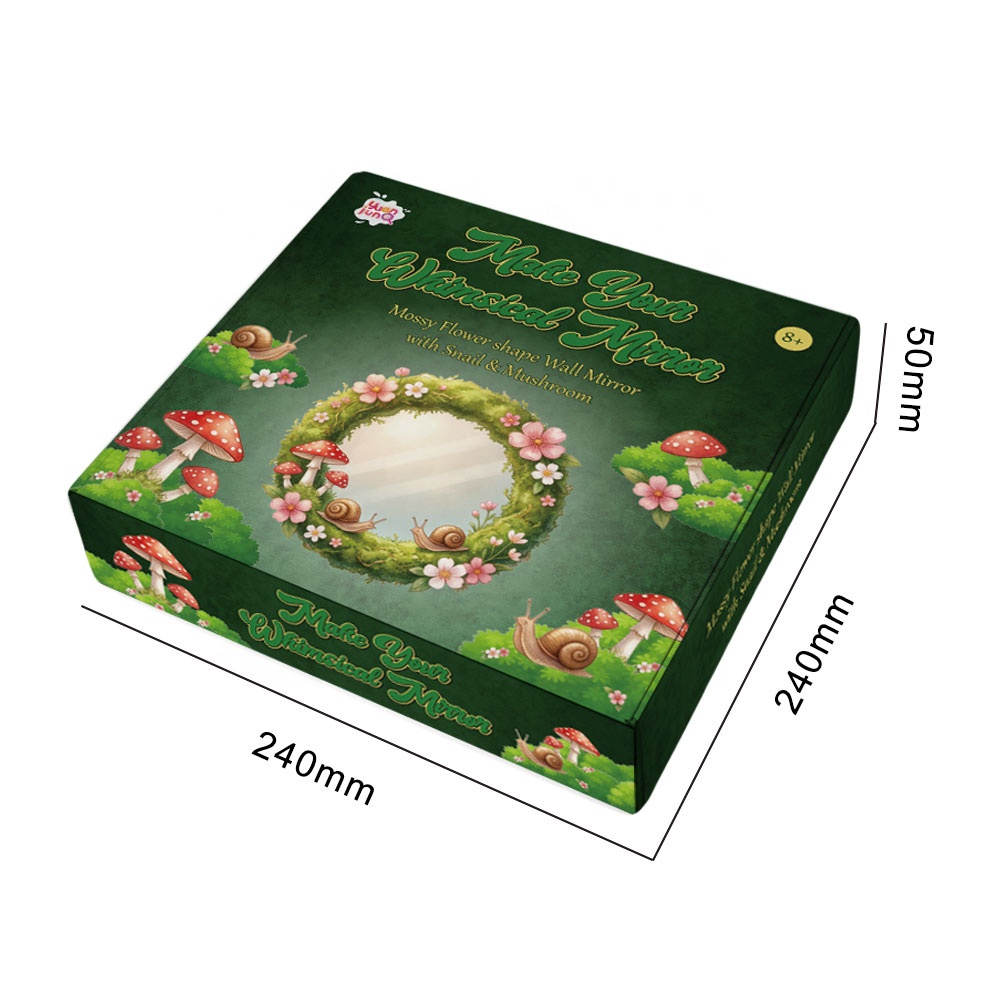 Miroir de beauté en forme de fleur