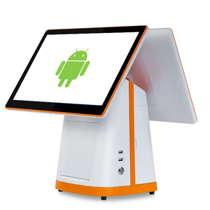 Venta al por mayor de 15,6 pulgadas de doble pantalla todo en uno sistema POS conjunto PC Android caja registradora restaurante - Product Image 3