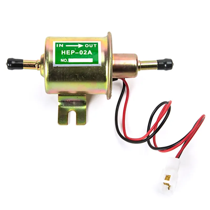 12V Electric HEP02A Fuel Pump 2.5-4PSI Gasoline Diesel Fuel Pump For Car Universal