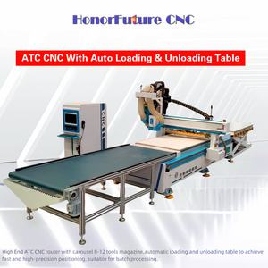 Atc <strong>Auto</strong> <strong>Loading</strong> and <strong>Unloading</strong> Nesting <strong>Cnc</strong> <strong>Router</strong> Machine Made in China Atc <strong>Cnc</strong> <strong>Router</strong> Hot Sale Jinan Factory Automatic <strong>Cnc</strong> - Product Image 2