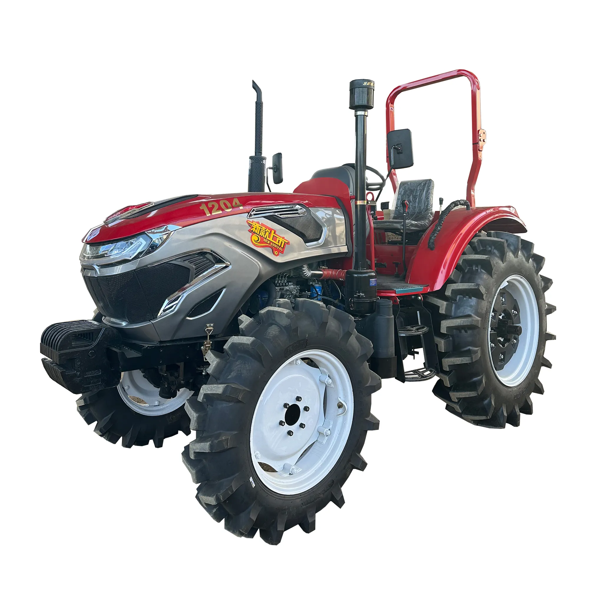 120 hp 4x4 agricultura YTO trator com implementos completos vender no Quênia
