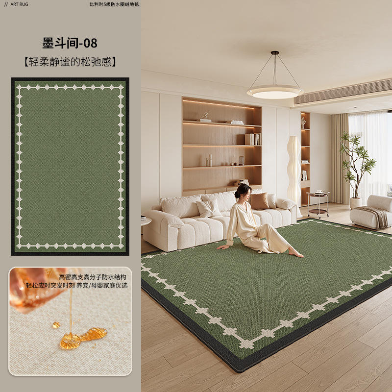 Pelo de bucle belga - línea de tinta 08