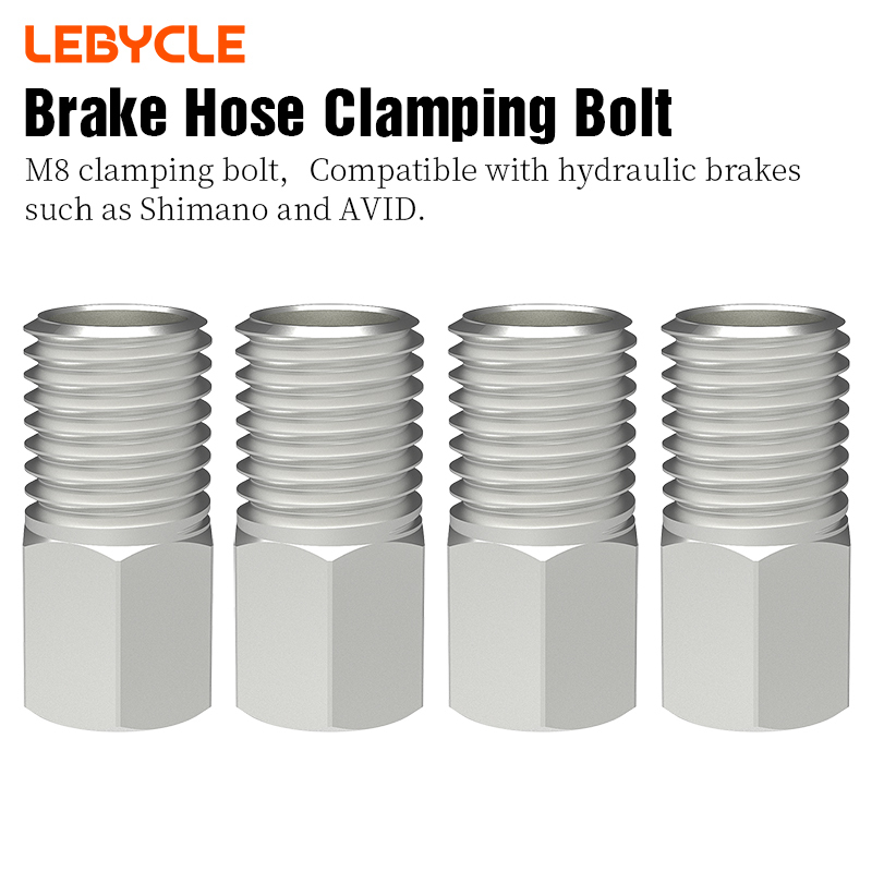 Black Brake Hose Clamping Bolt*4